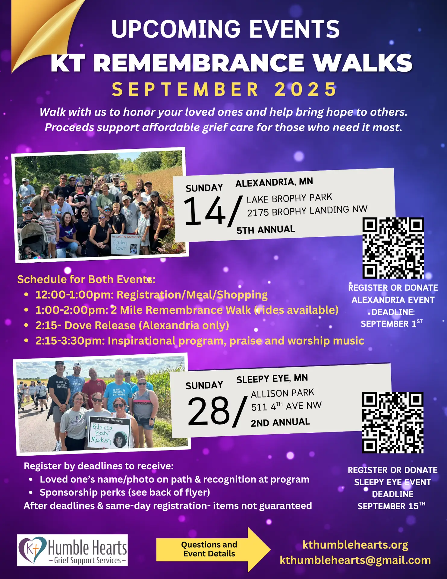 KTHH Remembrance walks